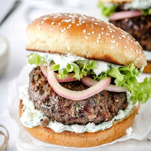 Lamb Coconut Grove Burger